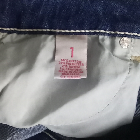 Almost famous size 1 dark with light wash - Picture 4 of 5